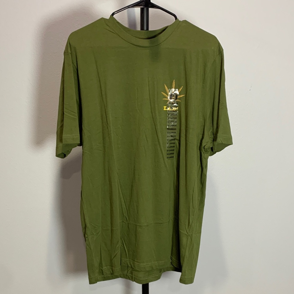 Olive Green Men's Graphic Tee